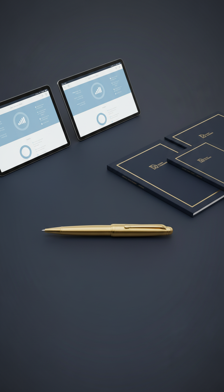 Executive Pen In Brushed Gold Finish